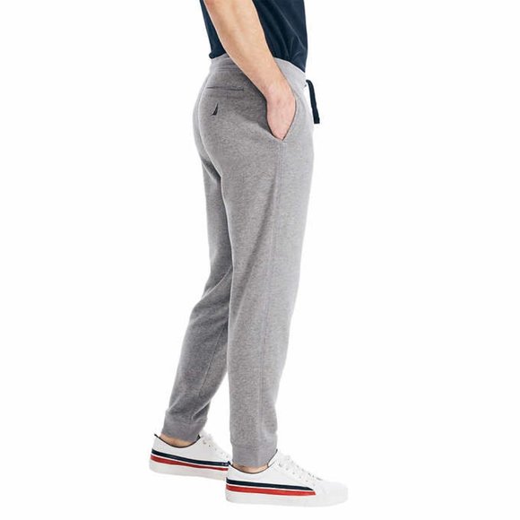 Nautica Mens Gray Fleece Jogger Sweatpants Size L - Picture 5 of 5